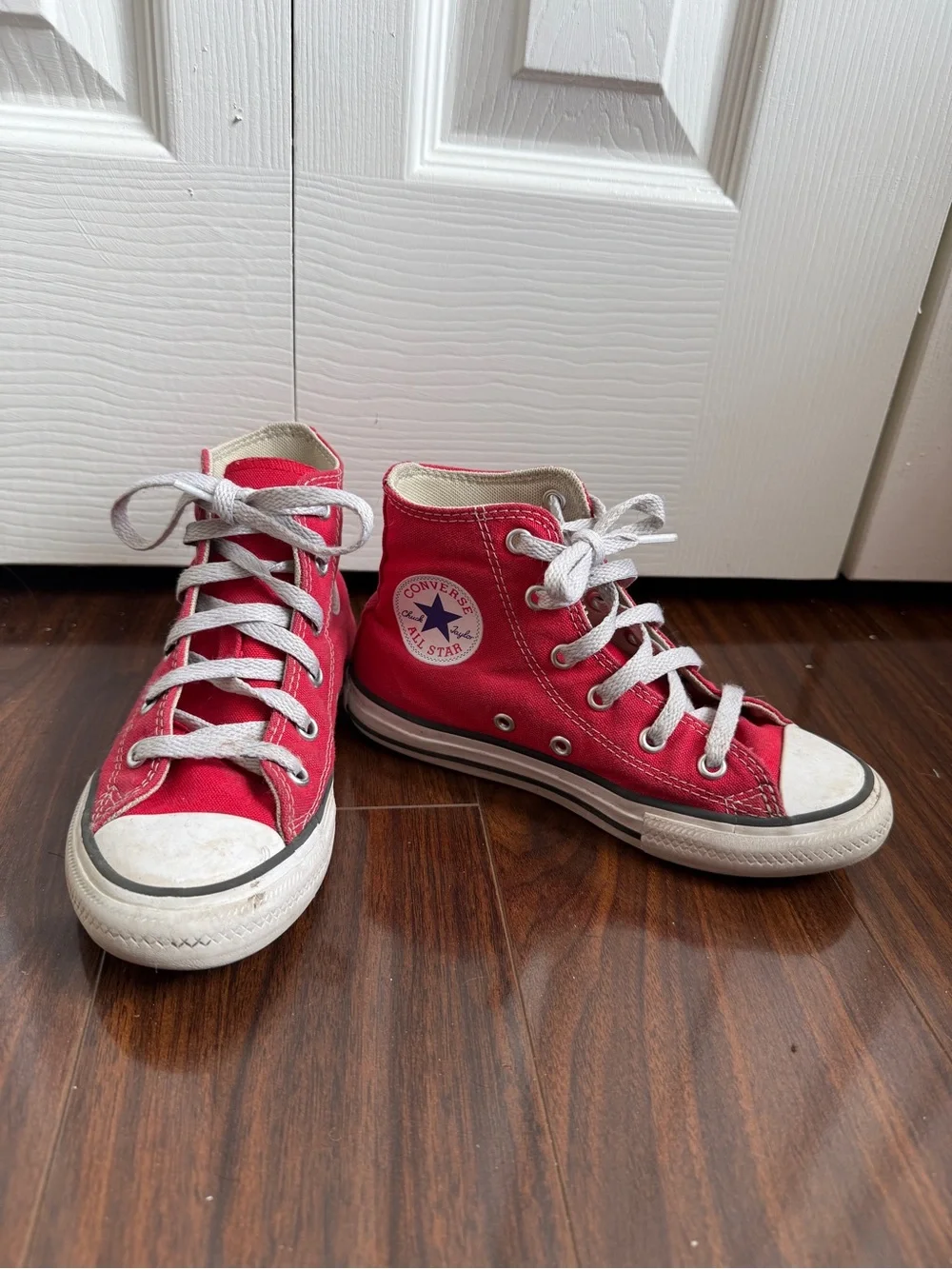 Converse Kids' Red High-Top Sneakers kids size 13
